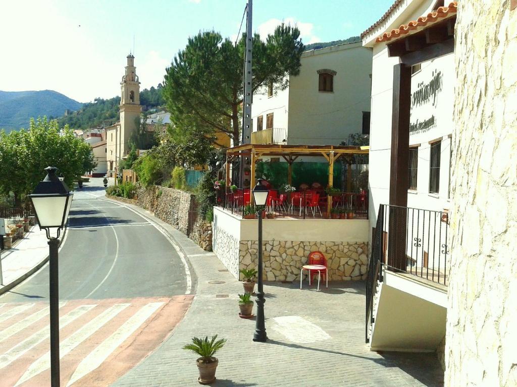 Hotel Restaurante Vinas Viejas Fuentes de Ayódar Eksteriør bilde